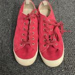 Palladium  Red Suede Sneakers Size 9 Comfy Womens Photo 4