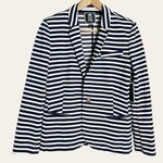 Juicy Couture Regal Angel Stripe Ponte 2 Piece Dress Jacket Set Size L Photo 1