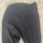 Aerie  offline Black Flared Leggings size small cross band waist Photo 6