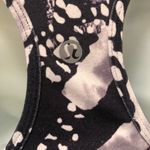 Lululemon Cool Racerback Static Mist White Black Sz 8 Running Yoga Athletic Photo 5