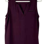 Covington  Purple V-neck Sleeveless Blouse XL Photo 0