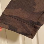 Splendid  Camouflage Cowl Neck Tie 3/4 Sleeve Top Photo 3