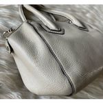 Rebecca Minkoff  Leather Satchel‎ Top Handle Handbag Designer Style Beige Purse Photo 9