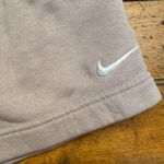 Nike Women's Fleece Shorts Dusty Mauve Drawstring Comfort Activewear Size S Photo 1