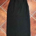 Aritzia  Babaton Black Knee-Length Front Slit Pencil Skirt Size 6 Photo 0