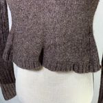 H&M Alpaca Wool Blend Brown Cardigan Size X Small Photo 6