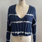 American Eagle Cropped Tie Dye Long Sleeve Sweater- Size XS Photo 0