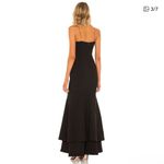 Likely  Aurora Black Maxi‎ Mermaid Flute Maxi Gown Dress Size 4 Photo 7