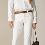 J.Crew Mid-rise Kickout Jean White Photo 0