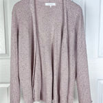 Verve Ami  Pink Marled Relaxed Fit Open Cardigan Photo 0