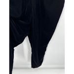 Banana Republic  Black Velvet V-Neck Sleeveless Cropped Jumpsuit‎ Women's Size 4 Photo 3