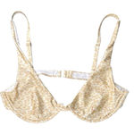 Kendall + Kylie  animal print Bikini Top in cream NEW Photo 0