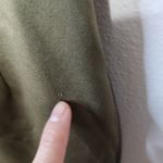 Elliatt Satin Asymmetrical Dress Khaki Olive Green Medium Photo 3