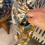 Topshop Women’s  Short Sleeve Tiger and Camo Print Shift Dress Spring Vacay Sz L Photo 6