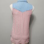 Love Riche patriotic distressed button down size medium Photo 4