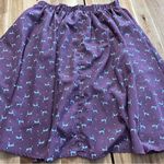 Xhilaration Dog Print Skirt – Size M – Purple Dalmatian Pattern Photo 4