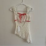 Urban Outfitters  Kimchi Blue Penelope Lace Keyhole Back Asymmetric Top Photo 7