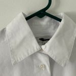 Madewell  Women's Oversized White Button Up Cotton Long Sleeve Shirt XS New Photo 2