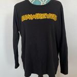 Iowa Hawkeyes Glitter Stitched Patch Ling Sleeve T Shirt size XL Photo 0