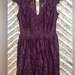 Urban Outfitters  Kimchi Womens Purple Floral Lace Short Sleeve Dress,Size M Photo 0
