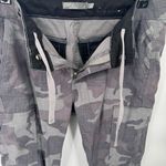 prAna Jogger Pants Womens 6 Gray Camo Print Nylon Blend Pockets Photo 7