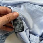 Trixxi Babydoll Slip Tiered Mini Dress Sz Medium Blue Shimmer Fairy Metallic Y2K Photo 14