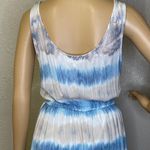 Bebop NWT Tie-Dye Sleeveless Maxi Dress Blue White Tan Size Medium Photo 6