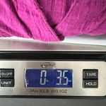 prAna  Button Front Short Sleeve Women's Pink Shirt Size Small Gauzy Photo 10