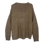 MOUSSY Brown Fringe Boho Slouchy Oversized Sweater One Size Chunky Cozy Hippie Size M Photo 1