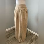 Abercrombie & Fitch Sloane Linen-Blend Tailored Wide Leg Pants Photo 4