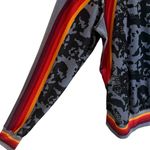 Lucky in Love Colorful Print Striped Tennis Jacket Women’s Size Med (8 Photo 4