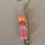 Lesbian Safety Pin Earrings Pride Silver Photo 1