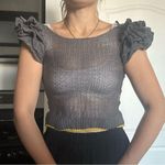 Miss Sixty  Y2K Sexy Sweater XS Wool Blend Ruffles Photo 1