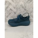 Hoka One One Bondi L GTX Leather Gore Tex Deep Teal Sneakers Shoes Womens 7.5 Blue Photo 3