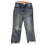 Pistola  Womens Cassie Super High Rise Straight Leg‎ Distressed Jeans 30 Denim Photo 1