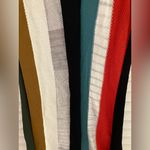 Cinq a Sept Stara Striped Midi Dress Black Photo 4