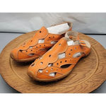 Bernie Mev  Women's Orange Sandal Size 37EU / 6.5 US Slip ons flats Photo 7