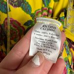 Ivy Jane  yellow teal floral boho top sheer sleeves size small D17 Photo 3