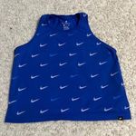 Nike The  Tee Blue Logo cropped Tank Size Small Photo 0