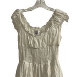 Princess Polly Women's White Ruffle Romper Dress Size 6 Spring Short Photo 1