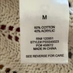 Pink Rose  Cream Knit Cardigan Photo 7