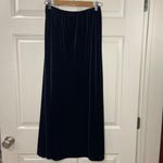 Vintage J.B.S LTD Velvet Maxi Skirt Women's Size 6 Elastic Waist Black Velour Photo 1