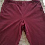 Halston Heritage NWT HALSTON WINE DRESS PANTS SZ 1X CUFF ANKLE Photo 1