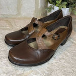 Earth Origins  by Earth brown leather “Regina” Low Pump Loafer Heels Sz 11 Photo 0