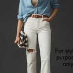 Paige Sarah High-Rise Straight-Leg Jeans size 30 (US10) Photo 2