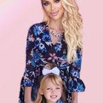 Handmade NEW Custom Pink Chiffon Floral Dress Photo 2