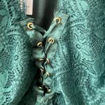 Cacique 26/28 Green Lingerie Chemise Slip Lace Sheer Adjustable Babydoll 4X Photo 1