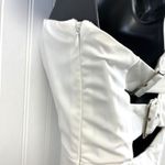 NBD Ophelia Jumpsuit Womens Size Small White Wide Leg Minimalist Bridal Wedding Photo 6