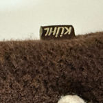 Kuhl  Alfpaca Fleece Hooded Vest Full Zip Size Medium Brown Photo 6