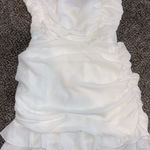 Lucy in the Sky White Strapless Mini Dress Photo 0
